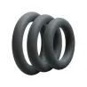 Optimale Lot de 3 Anneaux Silicone 10mm Gris